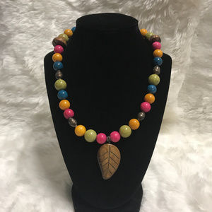 The Colors of Fall, OOAK Artisan gemstone necklace